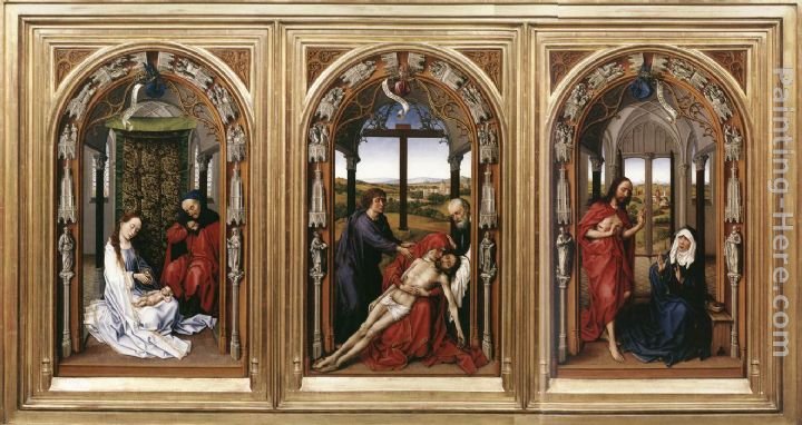 Rogier van der Weyden Miraflores Altarpiece